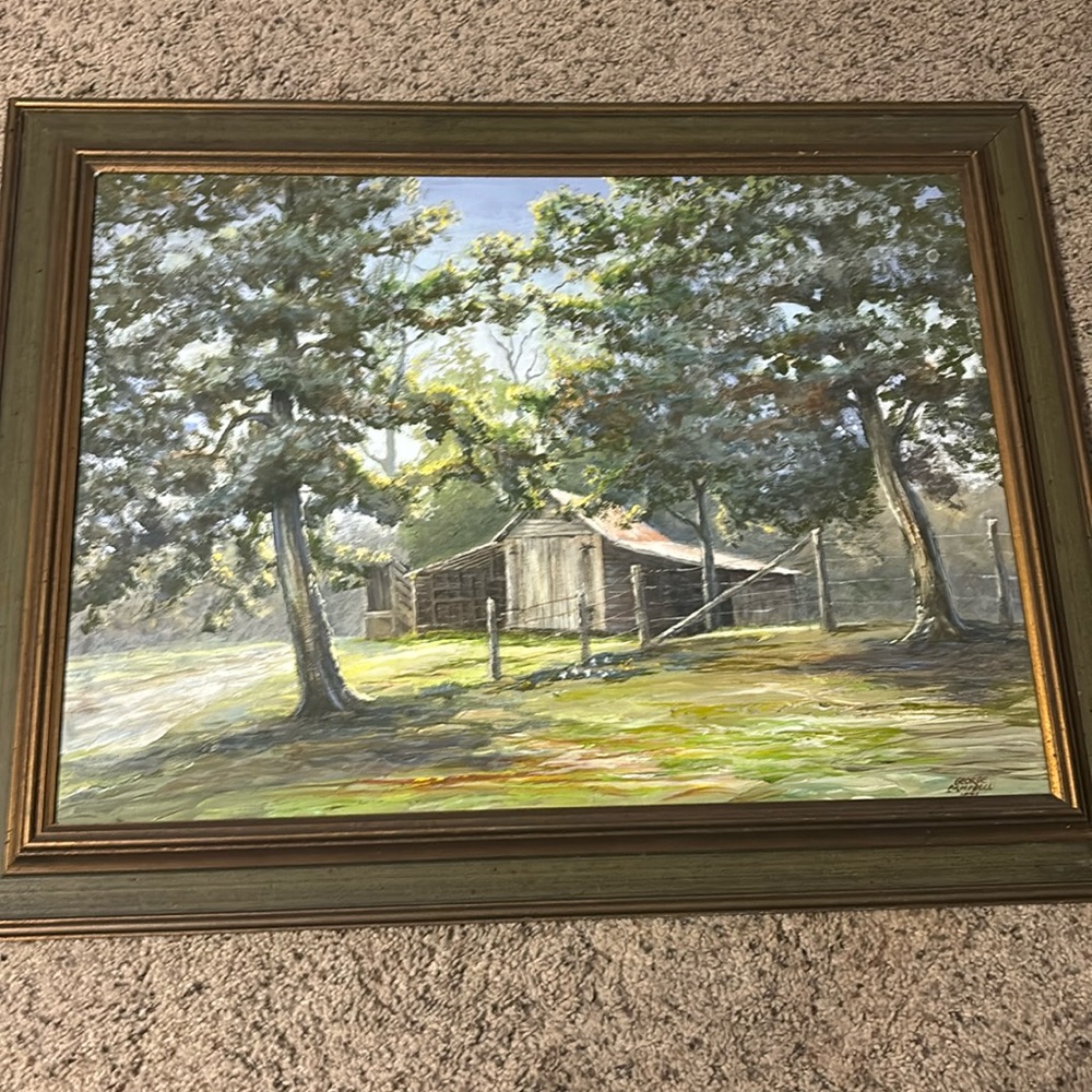 George J. Campbell 1971 Painting